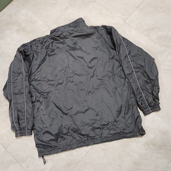 VTG Y2K Southpole Mens 2XL Reversible Spellout Fleece Bomber Jacket Streetwear - Picture 14 of 15